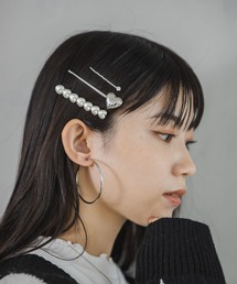 repipi armario（レピピ アルマリオ）の「☆セットアイテム☆パールハートピン（その他ヘアアクセサリー）」