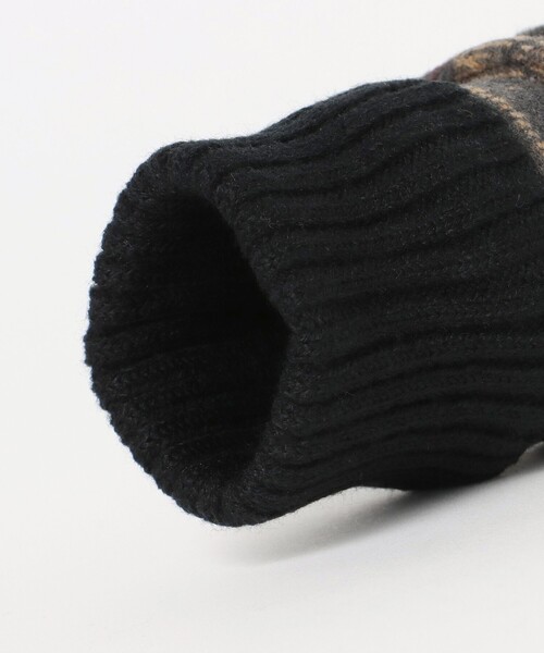 BEAMS HEART(ビームスハート)の「【タッチパネル対応】チェック柄 グローブ(手袋・メンズ・グレー/ネイビー・ONE SIZE)」の10枚目の写真