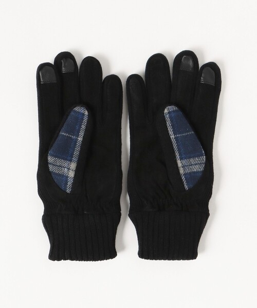 BEAMS HEART(ビームスハート)の「【タッチパネル対応】チェック柄 グローブ(手袋・メンズ・グレー/ネイビー・ONE SIZE)」の13枚目の写真