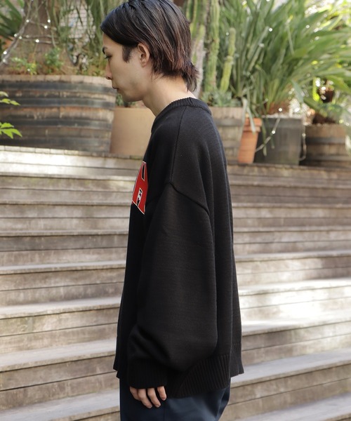 Paragraph(パラグラフ)の「Paragraph/パラグラフ BIRD KNIT ニット(ニット/セーター・メンズ・グリーン/ネイビー/ブラック/アイボリー・FREE)」の16枚目の写真