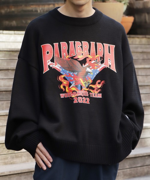 Paragraph(パラグラフ)の「Paragraph/パラグラフ BIRD KNIT ニット(ニット/セーター・メンズ・グリーン/ネイビー/ブラック/アイボリー・FREE)」の7枚目の写真