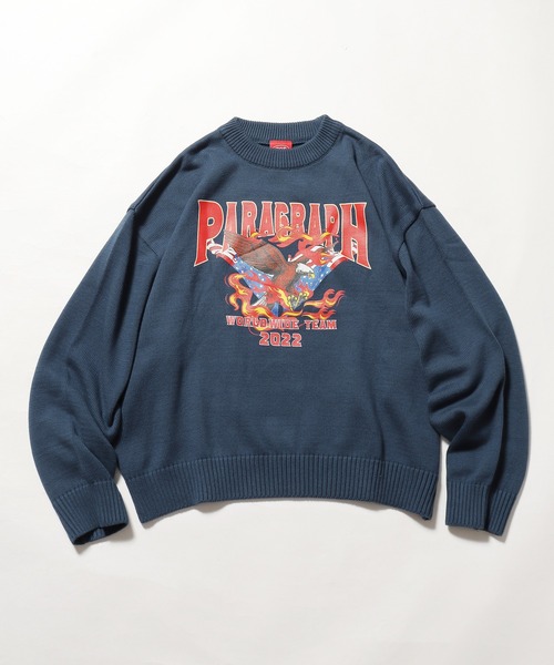 Paragraph(パラグラフ)の「Paragraph/パラグラフ BIRD KNIT ニット(ニット/セーター・メンズ・グリーン/ネイビー/ブラック/アイボリー・FREE)」の13枚目の写真