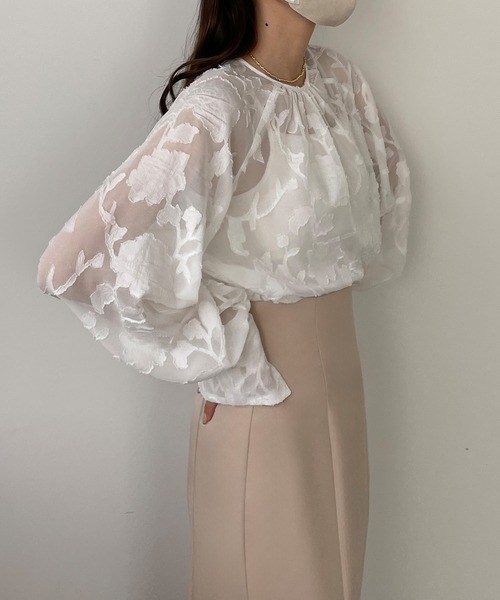 liten キャンディーブラウス アイボリー liten キャンディーブラウス