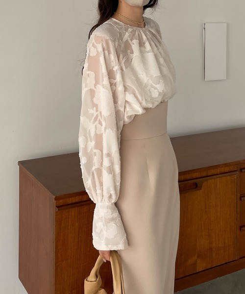 liten キャンディーブラウス　アイボリー litenリテン】candy Blouse mintキャンディブラウス