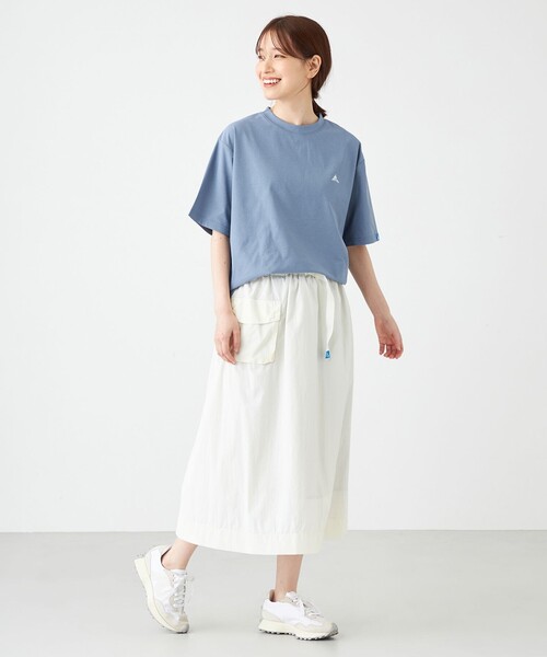 SHARE PARK（シェアパーク）の「【撥水加工】マウンテンスカート（スカート・レディース・アイボリー系/ブラック系・MEDIUM/SMALL）」の17枚目の写真