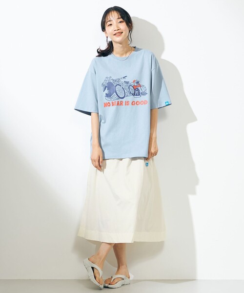 SHARE PARK（シェアパーク）の「【撥水加工】マウンテンスカート（スカート・レディース・アイボリー系/ブラック系・MEDIUM/SMALL）」の21枚目の写真