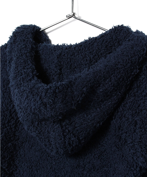 BAREFOOT DREAMS(ベアフットドリームズ)の「513 CozyChic Toddler Hoodie(パーカー・キッズ・ネイビー/ブラウン/トップグレー/ブルー/ピンク・2T/4T)」の9枚目の写真