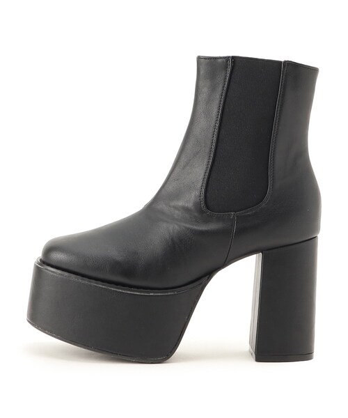 cs T&P(シーエスティーアンドピー)の「ボリュームストーム厚底サイドゴアブーツ(ブーツ・レディース・ホワイト/ブラック・S/M/L/LL)」の16枚目の写真