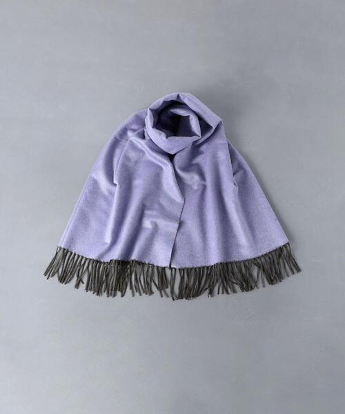 PIACENZA（ピアチェンツァ）の「＜PIACENZA＞SI/CA ストール（ストール/ショール・レディース・ライトグレー/ネイビー/イエロー/ライラック・FREE）」の9枚目の写真