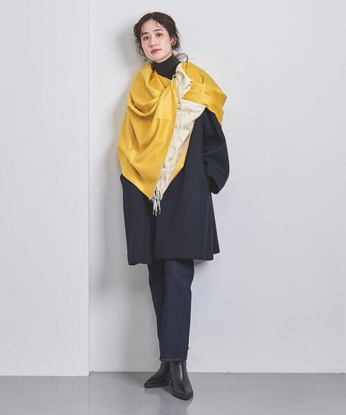 PIACENZA（ピアチェンツァ）の「＜PIACENZA＞SI/CA ストール（ストール/ショール・レディース・ライトグレー/ネイビー/イエロー/ライラック・FREE）」の20枚目の写真