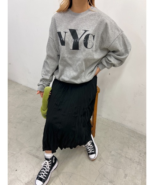 WC(ダブル シー)の「NYCオーバースウェット(スウェット・レディース・グレー/ブラック・FREE)」の20枚目の写真
