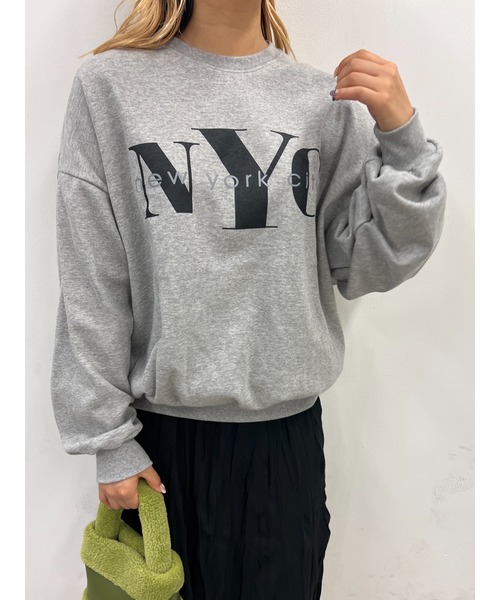 WC(ダブル シー)の「NYCオーバースウェット(スウェット・レディース・グレー/ブラック・FREE)」の22枚目の写真