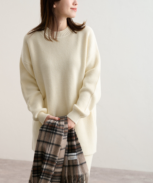 ク*ス様 ✨White Cashmere✨♡長袖セーター♡大人可愛い♡ベージュ( Heather（ヘザー） ニット セーター Disney / マリー / ジャガード