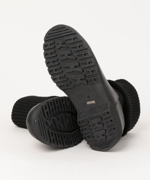 Samansa Mos2（サマンサ モスモス）の「2WAYリブニットブーツ（ブーツ・レディース・ブラック/ブラウン・MEDIUM/LARGE）」の3枚目の写真