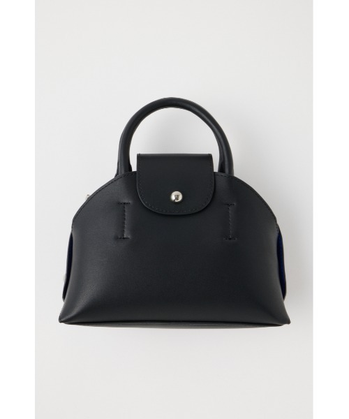 MOUSSY（マウジー）の「DOME SHOULDER バッグ（ショルダーバッグ・レディース・ブラック/パープル・FREE）」の2枚目の写真