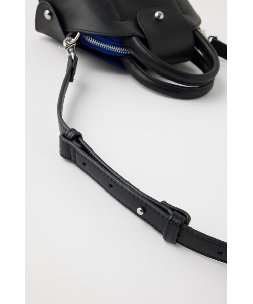 MOUSSY（マウジー）の「DOME SHOULDER バッグ（ショルダーバッグ・レディース・ブラック/パープル・FREE）」の9枚目の写真