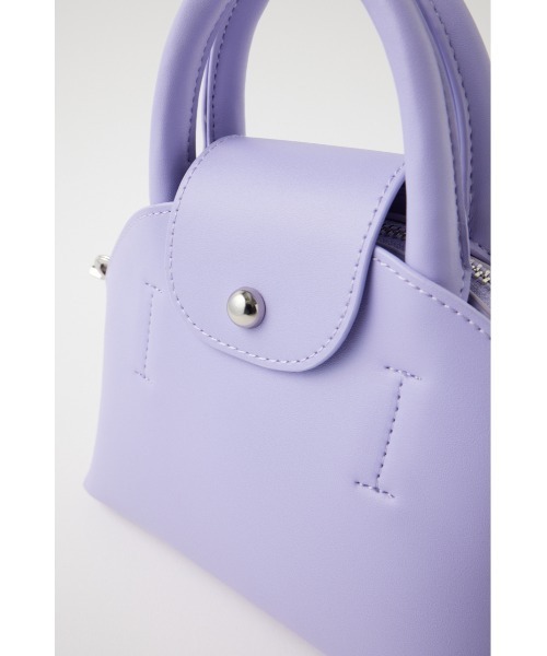 MOUSSY（マウジー）の「DOME SHOULDER バッグ（ショルダーバッグ・レディース・ブラック/パープル・FREE）」の16枚目の写真