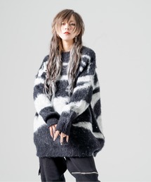 R/X | モヘアライクゼブラニット(ニット/セーター)