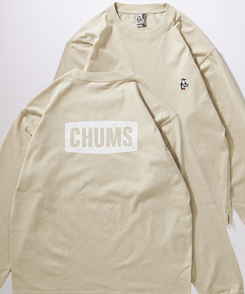 CHUMS（チャムス）の「【CHUMS By JOURNAL STANDARD】別注ブービーロゴ L/S Tシャツ（Tシャツ/カットソー・メンズ・ブラック/グレー系その他/ホワイト/ダークブルー・MEDIUM/LARGE/X-LARGE）」の4枚目の写真