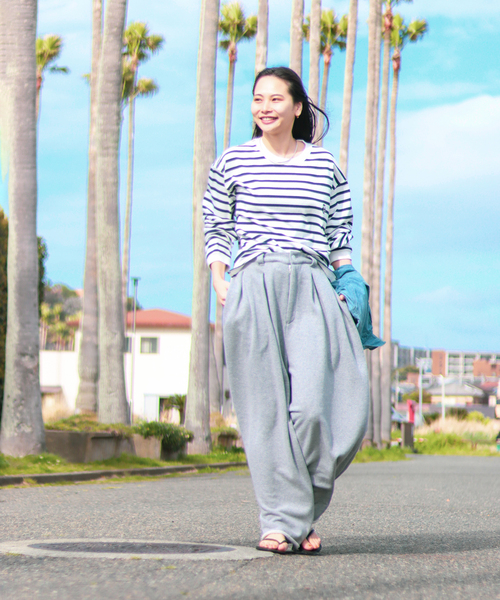 CHUMS（チャムス）の「【CHUMS By JOURNAL STANDARD】別注ブービーロゴ L/S Tシャツ（Tシャツ/カットソー・メンズ・ブラック/グレー系その他/ホワイト/ダークブルー・MEDIUM/LARGE/X-LARGE）」の6枚目の写真