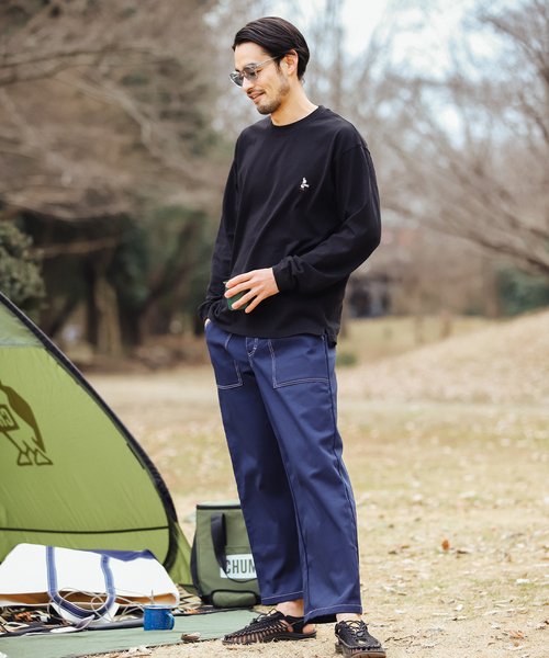 CHUMS（チャムス）の「【CHUMS By JOURNAL STANDARD】別注ブービーロゴ L/S Tシャツ（Tシャツ/カットソー・メンズ・ブラック/グレー系その他/ホワイト/ダークブルー・MEDIUM/LARGE/X-LARGE）」の9枚目の写真