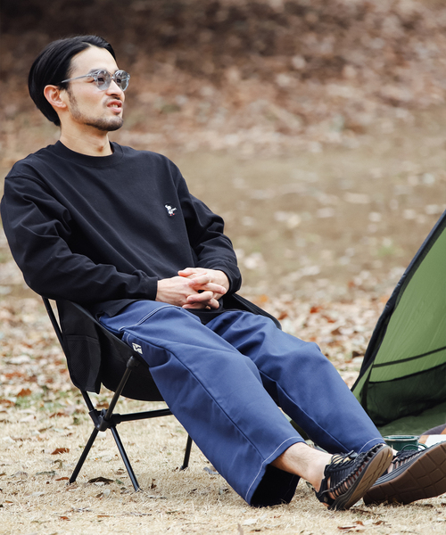 CHUMS（チャムス）の「【CHUMS By JOURNAL STANDARD】別注ブービーロゴ L/S Tシャツ（Tシャツ/カットソー・メンズ・ブラック/グレー系その他/ホワイト/ダークブルー・MEDIUM/LARGE/X-LARGE）」の10枚目の写真