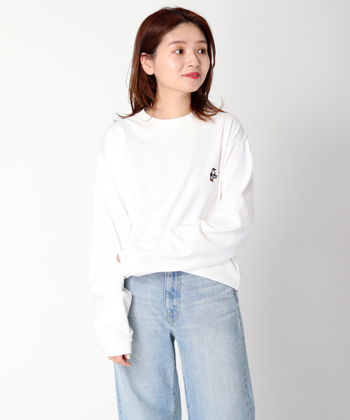 CHUMS（チャムス）の「【CHUMS By JOURNAL STANDARD】別注ブービーロゴ L/S Tシャツ（Tシャツ/カットソー・メンズ・ブラック/グレー系その他/ホワイト/ダークブルー・MEDIUM/LARGE/X-LARGE）」の18枚目の写真