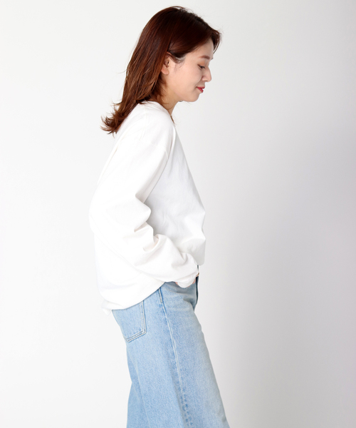 CHUMS（チャムス）の「【CHUMS By JOURNAL STANDARD】別注ブービーロゴ L/S Tシャツ（Tシャツ/カットソー・メンズ・ブラック/グレー系その他/ホワイト/ダークブルー・MEDIUM/LARGE/X-LARGE）」の20枚目の写真