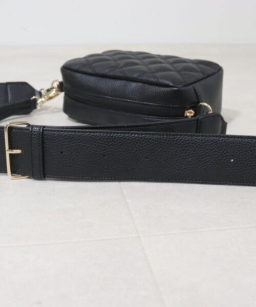 fredy emue（フレディエミュ）の「太ベルトキルトポシェット（ショルダーバッグ・レディース・キナリ/ブラック・FREE）」の11枚目の写真