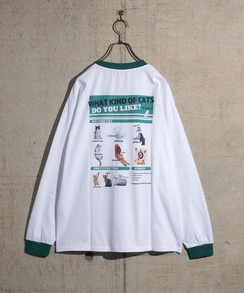 JOHN'S CLOSET(ジョンズクローゼット)の「【13】アニマルプリント リンガーTシャツ(Tシャツ/カットソー・メンズ・キャメル/ブラック/グリーン・LARGE/MEDIUM)」の3枚目の写真