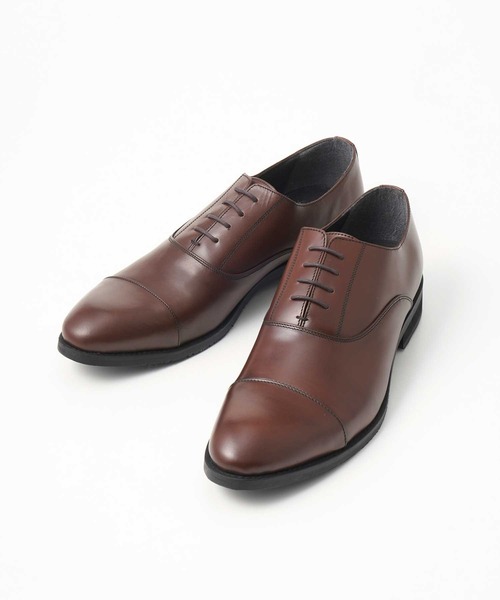 PR01.(ピーアールワン)の「Robe pleine 内羽根ストレートチップ(ドレスシューズ・メンズ・ブラック/ダークブラウン/キャメル・40/42/44)」の7枚目の写真