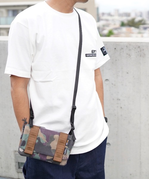 grn(ジーアールエヌ)の「【grn GENERAL LIFE/ジーアールエヌジェネラルライフ】OVAL LOGO TEE オーバルロゴ Tシャツ(Tシャツ/カットソー・メンズ・ブラック/インディゴブルー/ホワイト・M/L)」の1枚目の写真