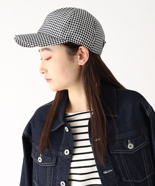 OPAQUE.CLIP（オペークドットクリップ）の「◆ギンガムチェックキャップ（キャップ・レディース・ブラック系・00）」の14枚目の写真