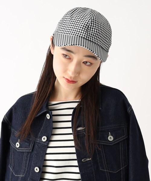 OPAQUE.CLIP（オペークドットクリップ）の「◆ギンガムチェックキャップ（キャップ・レディース・ブラック系・00）」の15枚目の写真