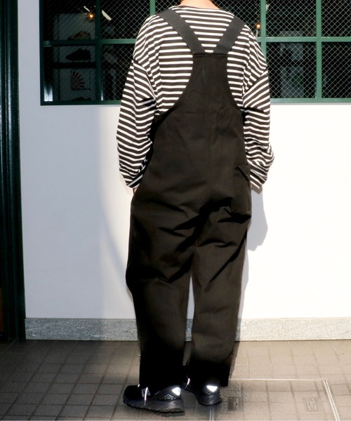 made in standard (メイドインスタンダード)の「MADE IN STANDARD / メイドインスタンダード TWILL SALOPETTE ツイルサロペット(ユニセックス)(つなぎ/オールインワン・メンズ・カーキ/ブラック・LARGE/MEDIUM/SMALL)」の21枚目の写真