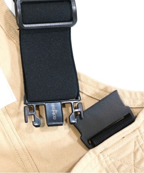 made in standard (メイドインスタンダード)の「MADE IN STANDARD / メイドインスタンダード TWILL SALOPETTE ツイルサロペット(ユニセックス)(つなぎ/オールインワン・メンズ・カーキ/ブラック・LARGE/MEDIUM/SMALL)」の7枚目の写真