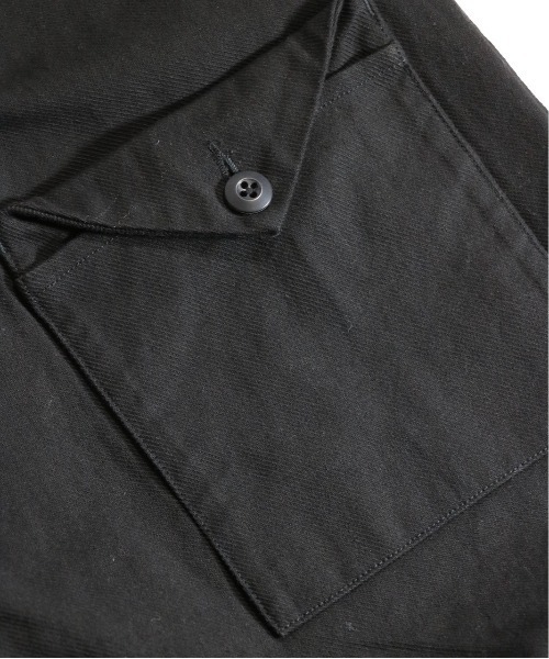 made in standard (メイドインスタンダード)の「MADE IN STANDARD / メイドインスタンダード TWILL SALOPETTE ツイルサロペット(ユニセックス)(つなぎ/オールインワン・メンズ・カーキ/ブラック・LARGE/MEDIUM/SMALL)」の11枚目の写真