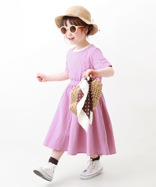 devirock（デビロック）の「バックスリットロングワンピース（ワンピース・キッズ・イエロー系その他/ピンク系その他/ブラック/その他4/その他5・100cm/110cm/120cm/130cm/140cm/150cm/160cm）」の11枚目の写真