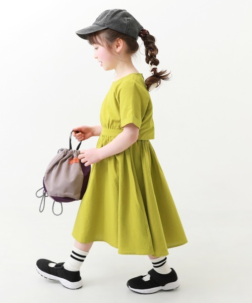 devirock（デビロック）の「バックスリットロングワンピース（ワンピース・キッズ・イエロー系その他/ピンク系その他/ブラック/その他4/その他5・100cm/110cm/120cm/130cm/140cm/150cm/160cm）」の6枚目の写真