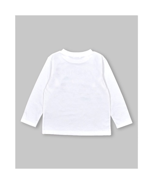 Noeil aime BeBe（ノイユエイムベベ）の「Noeil aime BeBe/キャンプ プリント 長袖 Tシャツ (80~130cm)（Tシャツ/カットソー・キッズ・ホワイト/グレー・80/110/90/100/130/120）」の7枚目の写真