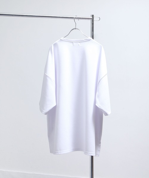 NILWAY(ニルウェイ)の「オーバーサイズクルーネックTシャツ/ポケット付き(Tシャツ/カットソー・メンズ・ホワイト/ブラウン/チャコール/ブルー/ブラック/ベージュ・MEDIUM/LARGE)」の17枚目の写真