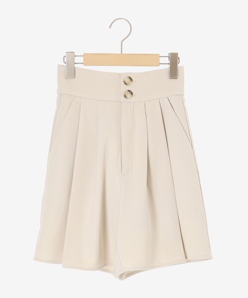 MAJESTIC LEGON（マジェスティックレゴン）の「タックハーフパンツ（その他パンツ・レディース・ブラック/ベージュ/ベージュ系その他・MEDIUM）」の17枚目の写真