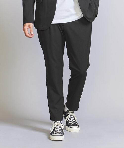 BEAUTY&YOUTH UNITED ARROWS(ビューティーアンドユースユナイテッドアローズ)の「リサイクル カルゼ 1プリーツ テーパード パンツ【セットアップ対応】(スラックス・メンズ・ブラック/オリーブ/ネイビー・S/M/XL/L)」の8枚目の写真