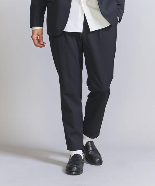 BEAUTY&YOUTH UNITED ARROWS(ビューティーアンドユースユナイテッドアローズ)の「リサイクル カルゼ 1プリーツ テーパード パンツ【セットアップ対応】(スラックス・メンズ・ブラック/オリーブ/ネイビー・S/M/XL/L)」の20枚目の写真