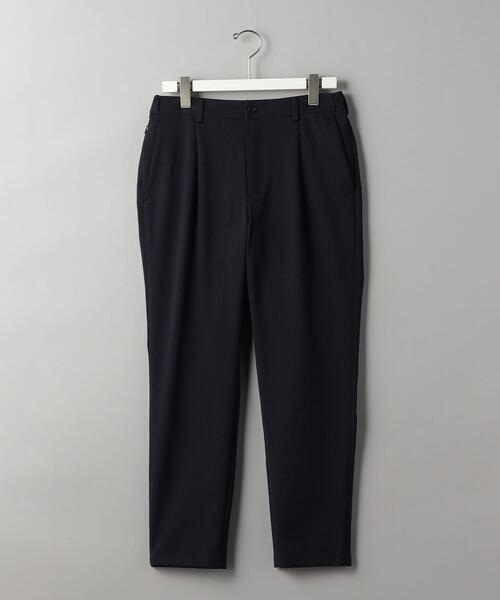 BEAUTY&YOUTH UNITED ARROWS(ビューティーアンドユースユナイテッドアローズ)の「リサイクル カルゼ 1プリーツ テーパード パンツ【セットアップ対応】(スラックス・メンズ・ブラック/オリーブ/ネイビー・S/M/XL/L)」の9枚目の写真