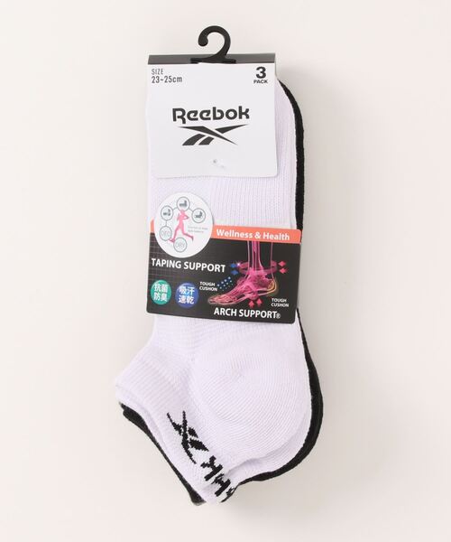 Reebok（リーボック）の「Reebok/リーボック ソックス くるぶし丈 3足組　足底パイル仕様（ソックス/靴下・レディース・その他1・23-25）」の8枚目の写真