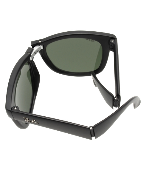 Ray-Ban（レイバン）の「Ray-Ban / WAYFARER FOLDING CLASSIC（サングラス・メンズ・ブラック系その他/ブラック・ONE SIZE）」の5枚目の写真