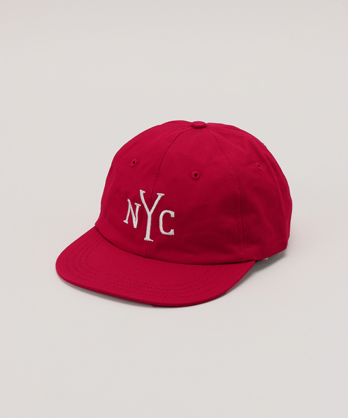 U by SPICK&SPAN（ユーバイスピックアンドスパン）の「【COOPERSTOWN BALL CAP】NYC Embroidary（キャップ・レディース・ブラック/レッド/アイボリー・FREE）」の3枚目の写真