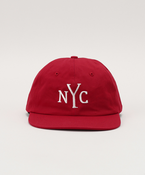 U by SPICK&SPAN（ユーバイスピックアンドスパン）の「【COOPERSTOWN BALL CAP】NYC Embroidary（キャップ・レディース・ブラック/レッド/アイボリー・FREE）」の4枚目の写真