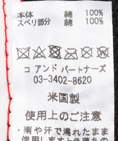 U by SPICK&SPAN（ユーバイスピックアンドスパン）の「【COOPERSTOWN BALL CAP】NYC Embroidary（キャップ・レディース・ブラック/レッド/アイボリー・FREE）」の13枚目の写真